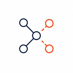 Icon showing disconnected nonprofit marketing campaigns