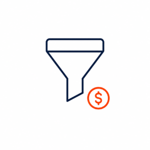 Icon representing weak nonprofit conversion systems