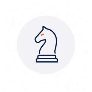 Growth strategy and marketing infrastructure icon for nonprofits