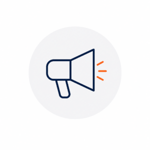 Campaign strategy icon for nonprofit organizations